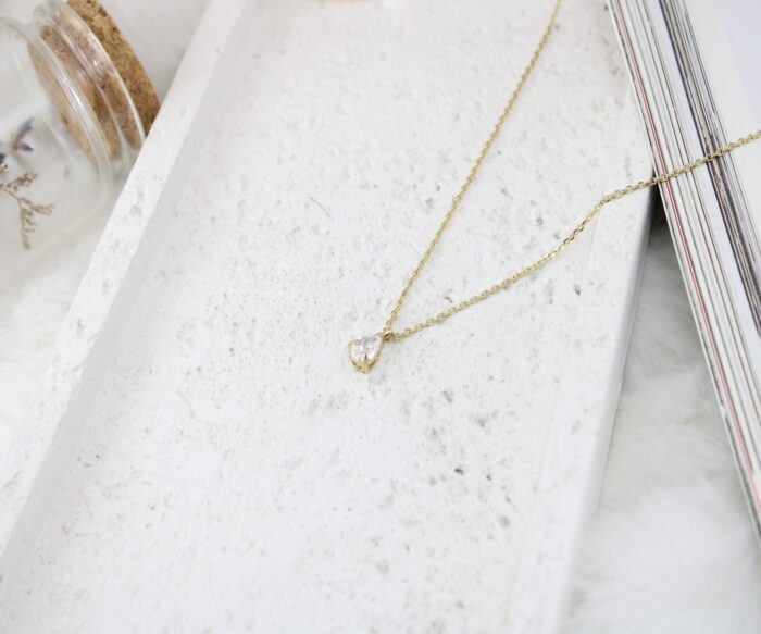 שרשרת טיפה בציפוי זהב