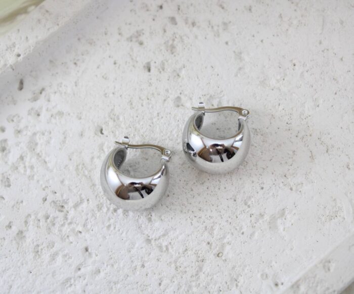 עגילי חישוק עבים