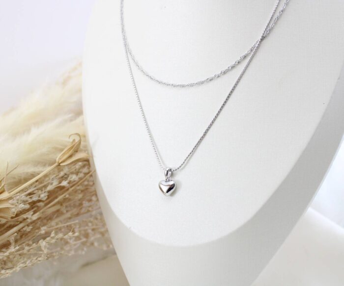 שרשרת לב כפולה